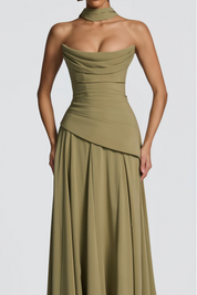 Vestido Longo Romane  – Elegância e Charme Atemporal