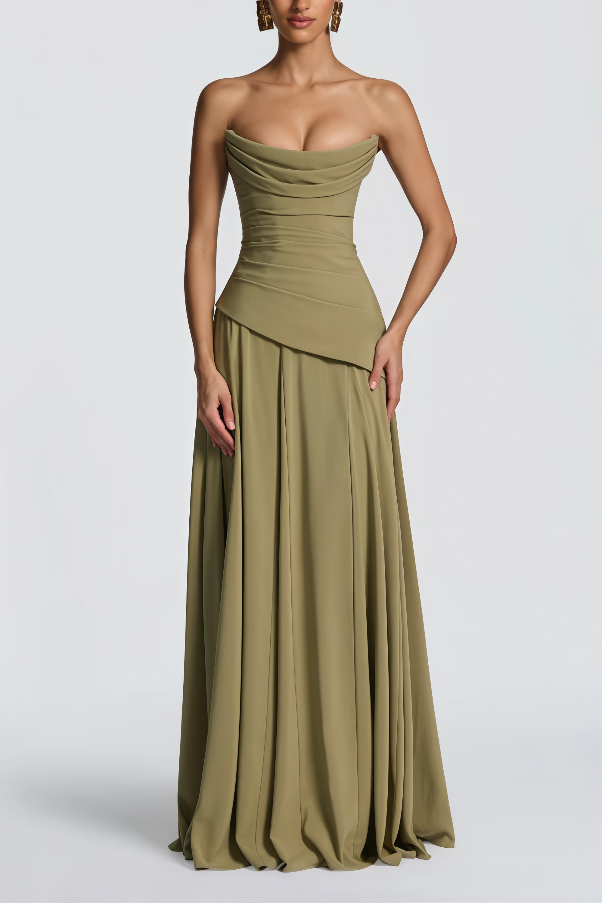 Vestido Longo Romane  – Elegância e Charme Atemporal