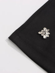Conjunto de Alfaiataria Escultural com Blazer e Calça com Cristais