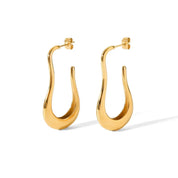 Brincos Argola Minimalista Dourada - Sofisticação Atemporal