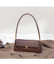 Bolsa de Ombro – Couro Ecológico, Estilo Luxo, Pequena e Elegante, Modelo Underarm/Clutch
