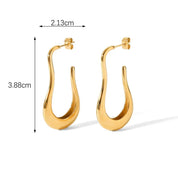 Brincos Argola Minimalista Dourada - Sofisticação Atemporal