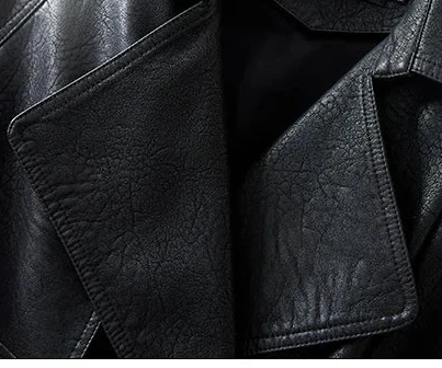 Trench Coat em Pelica de Carneiro com Cinto Integrado