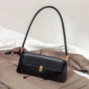 Bolsa de Ombro – Couro Ecológico, Estilo Luxo, Pequena e Elegante, Modelo Underarm/Clutch
