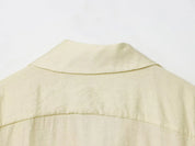 Camisa Elegante de Manga Longa – Modelagem Solta e Minimalista