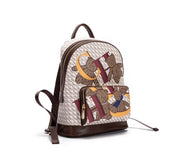 Mochila CHCh Feminina Premium com Design Exclusivo e Detalhe Artístico