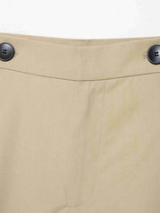 Conjunto Streetwear Elegante: Casaco Estruturado com Cinto e Shorts de Alfaiataria
