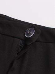 Conjunto de Alfaiataria Escultural com Blazer e Calça com Cristais