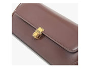 Bolsa de Ombro – Couro Ecológico, Estilo Luxo, Pequena e Elegante, Modelo Underarm/Clutch
