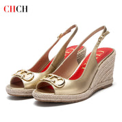 Sandália Feminina CHCH Plataforma – Aberta, Elegante e Confortável