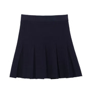 Conjunto Luxo Vermelho em Malha de Alta Densidade – Cardigã e Saia