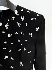 Isabela | Vestido Longo com Bordado à Mão em Pedrarias