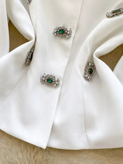 Camisa bordada a mão - elegante sofisticada