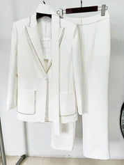 Conjunto de Luxo: Blazer + Calça de Alfaiataria