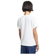 Camiseta CHCH Feminina Clássica em Algodão com Estampa Tipográfica