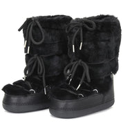 Botas de Neve com Peles Sintéticas – Plataforma Elegante e Conforto Aveludado