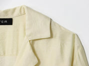 Camisa Elegante de Manga Longa – Modelagem Solta e Minimalista