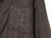 Camisa Elegante de Manga Longa – Modelagem Solta e Minimalista