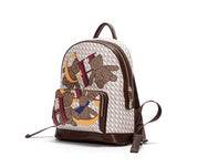 Mochila CHCh Feminina Premium com Design Exclusivo e Detalhe Artístico