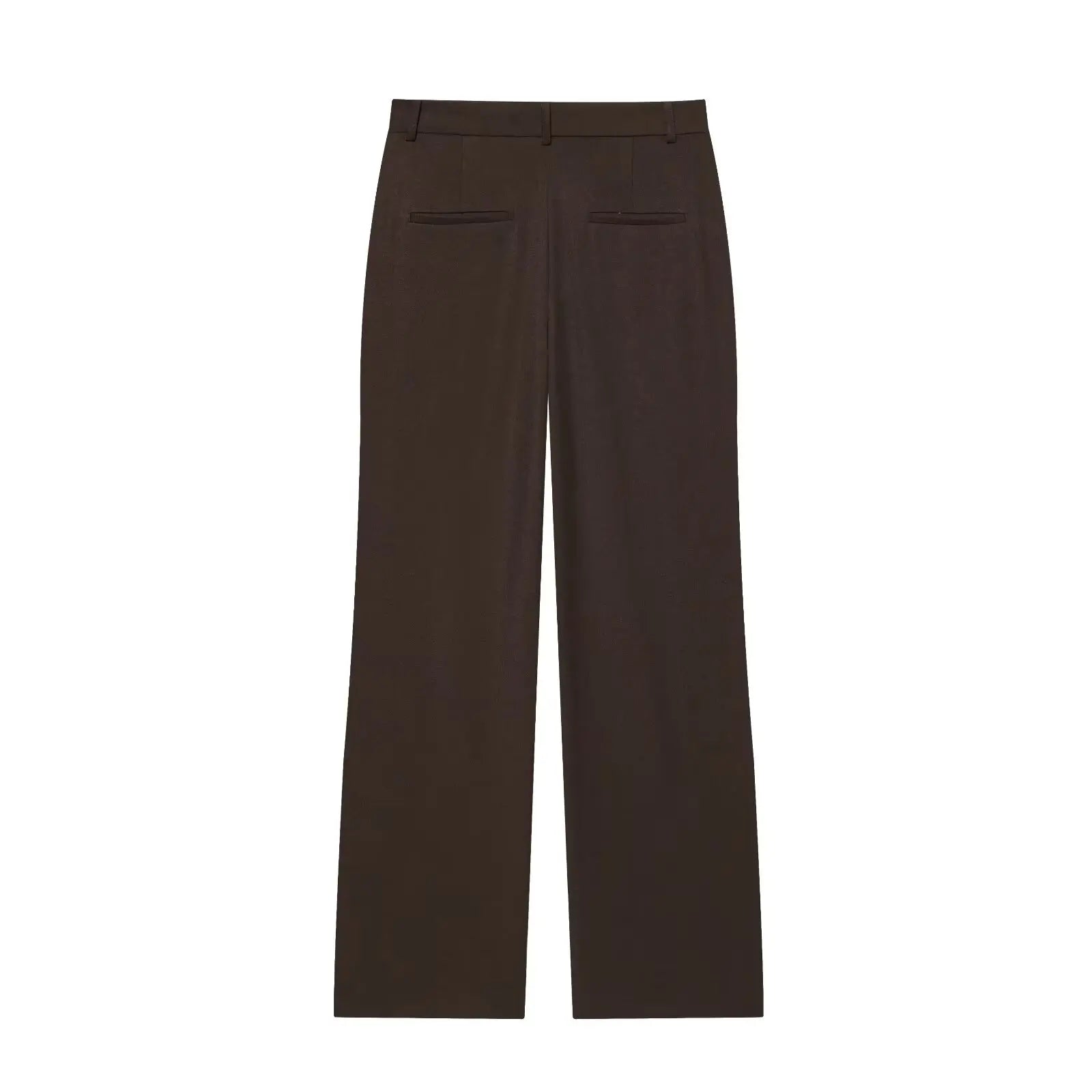 Conjunto Contemporâneo Sem Mangas com Cinto e Calça de Alfaiataria