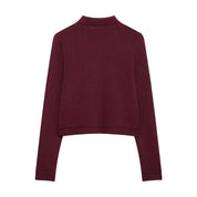 Conjunto Luxo Vermelho em Malha de Alta Densidade – Cardigã e Saia