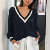 Suéter CHCH Feminino Elegance — Tricot Refinado com Design Atemporal para Looks Sofisticados