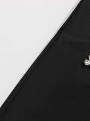 Conjunto de Alfaiataria Escultural com Blazer e Calça com Cristais
