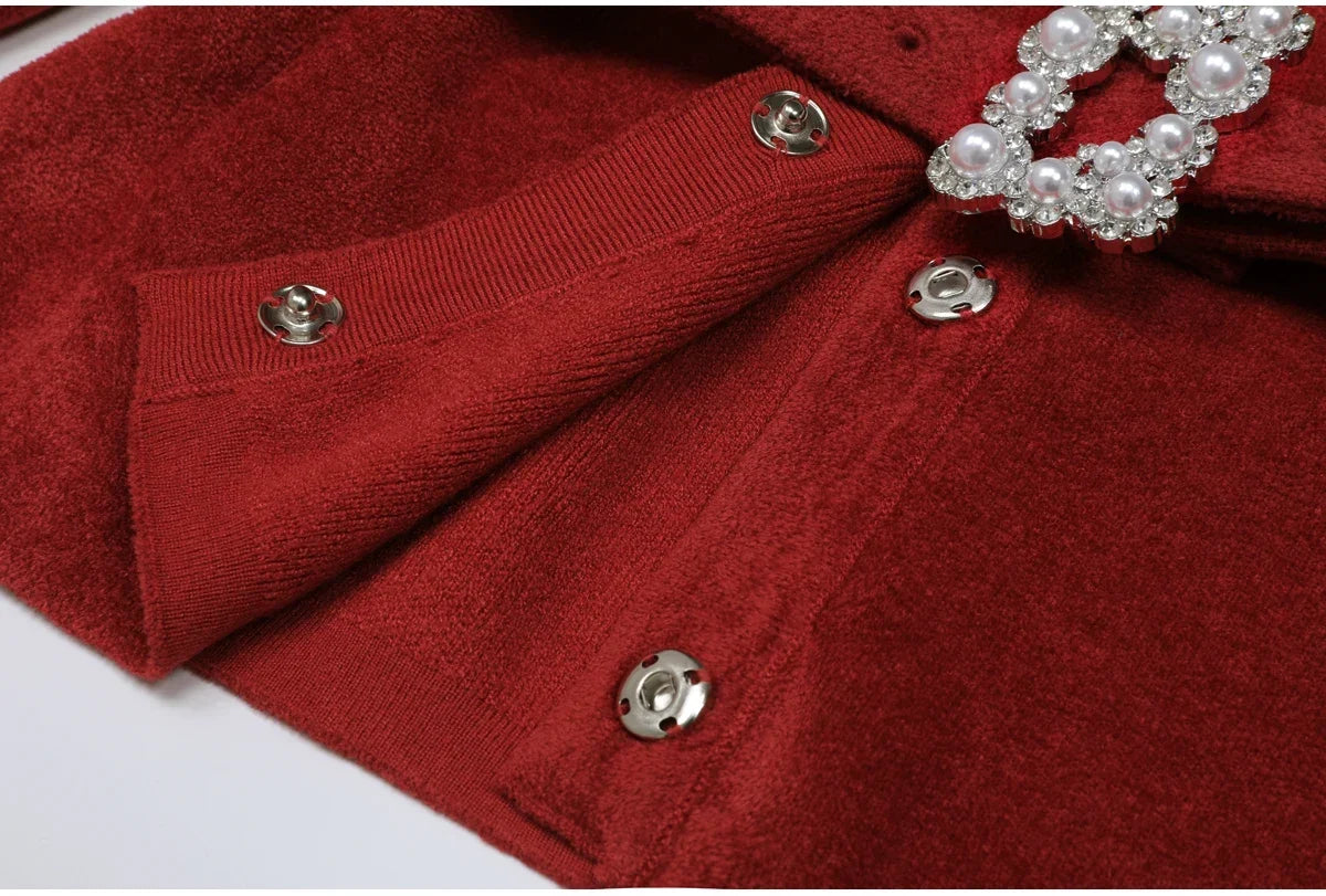 Conjunto Executivo Rosa: Casaco Estruturado e Saia Sereia Midi – Elegância