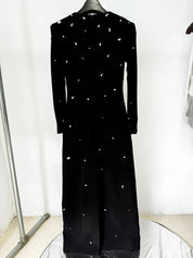 Isabela | Vestido Longo com Bordado à Mão em Pedrarias