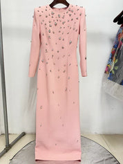 Isabela | Vestido Longo com Bordado à Mão em Pedrarias