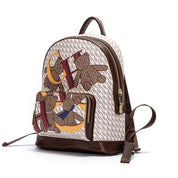 Mochila CHCh Feminina Premium com Design Exclusivo e Detalhe Artístico
