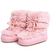 Botas de Neve com Peles Sintéticas – Plataforma Elegante e Conforto Aveludado