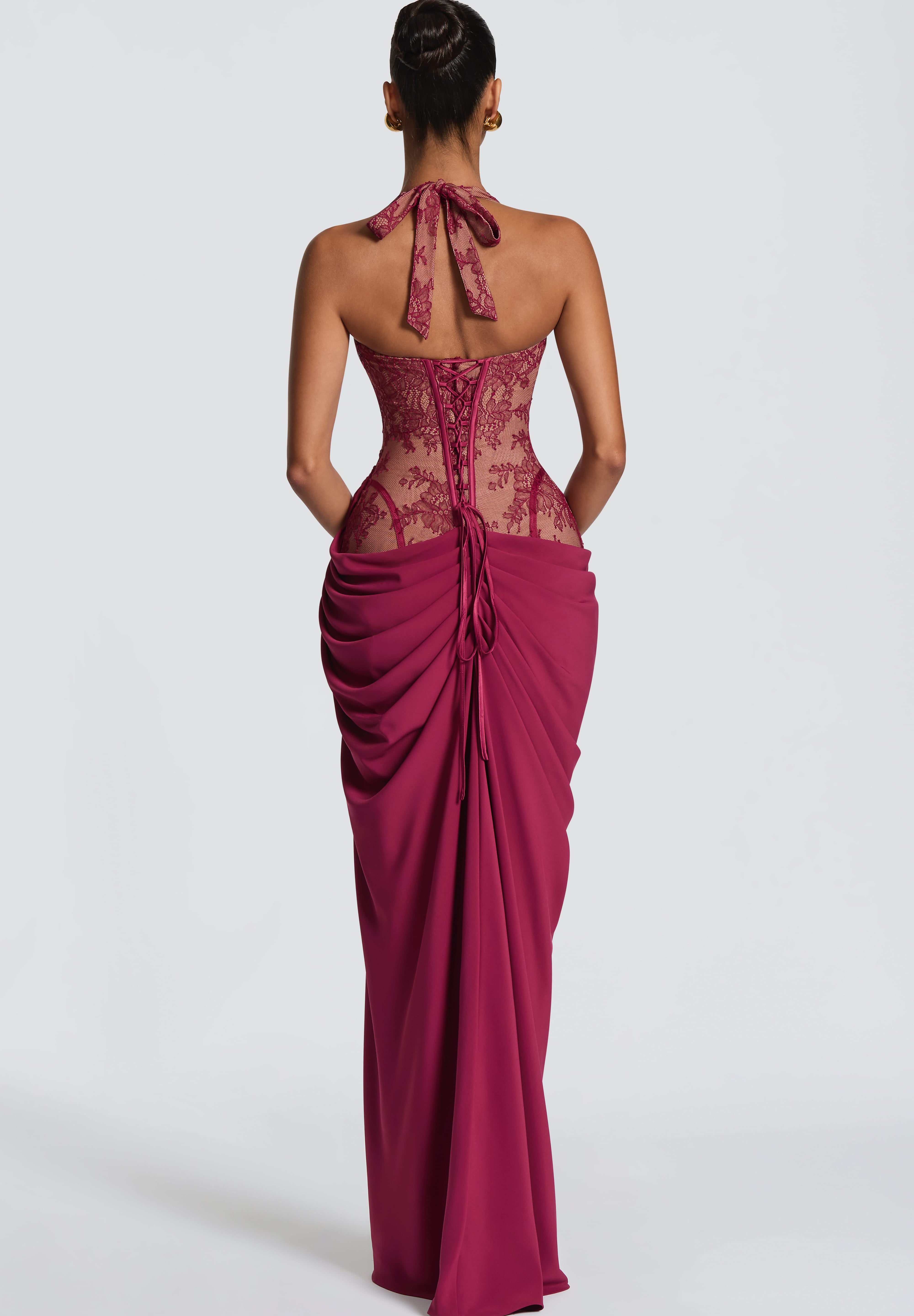 Vestido Longo Bonita - Mulberry