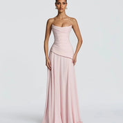 Vestido Longo Romane  – Elegância e Charme Atemporal