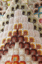 Aleth | Vestido Longo em Renda Chevron Terracota com Alças Cruzadas